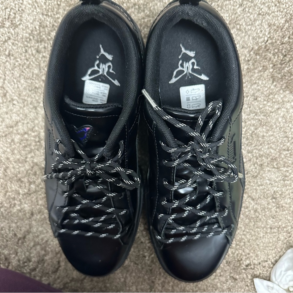 Puma × DUA LIPA Mayze Flutur Black Platform Sneakers Sz 9M - Picture 9 of 13